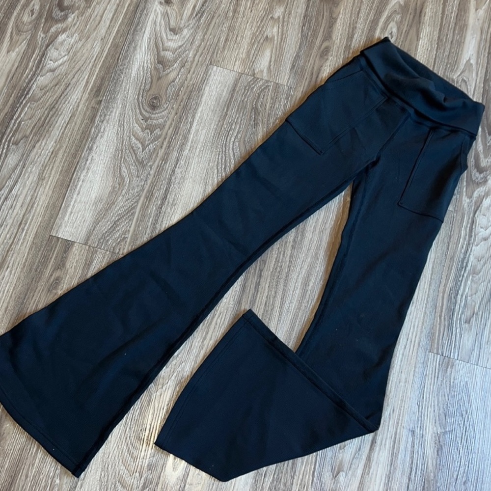 Aerie fold over ribbed legging yoga pants